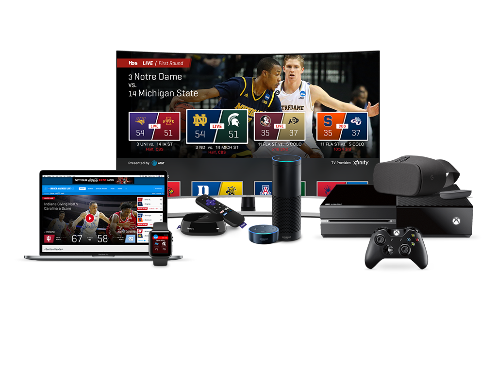 March Madness Live across mobile, web, and connected TV